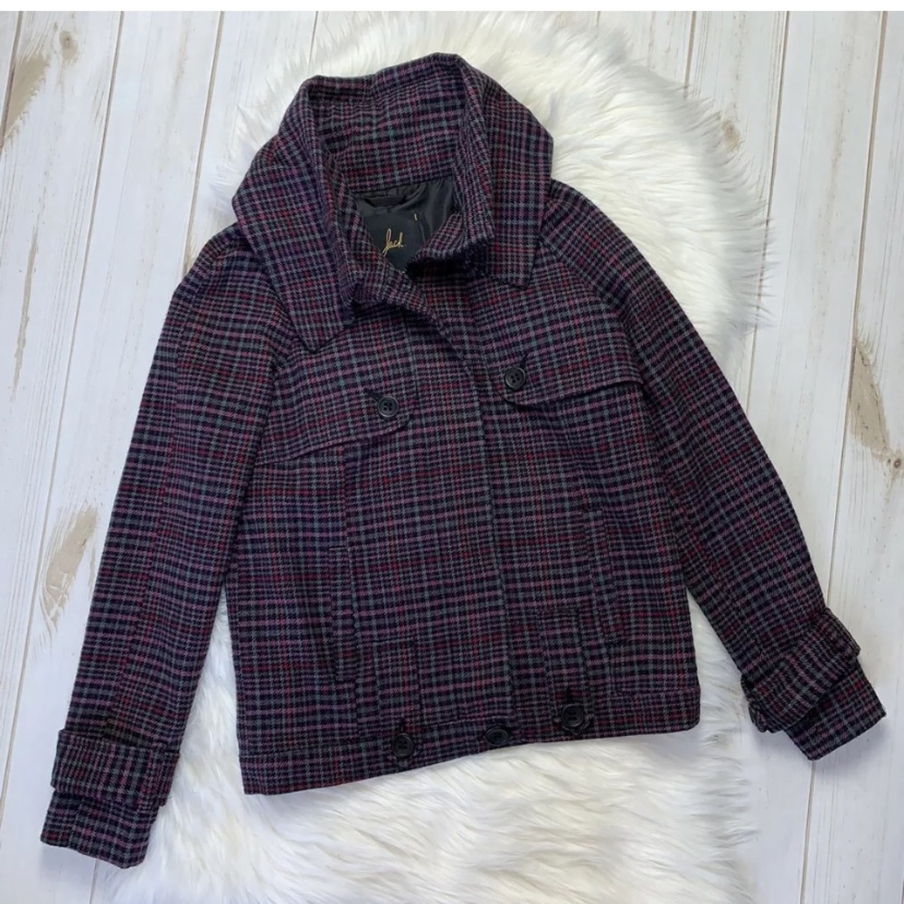 Jack By BB DAKOTA Plaid Jacket Coat